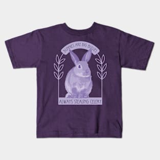 Bunnies Are Big Bullies Kids T-Shirt